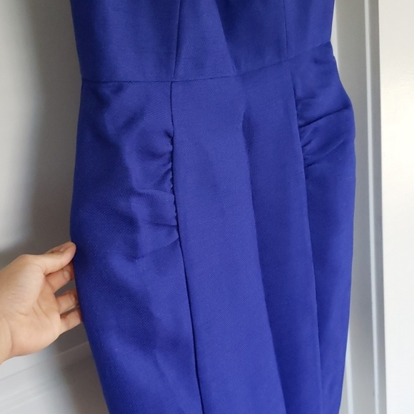 Kay Unger Dress - Blue with black belt - Picture 3 of 6